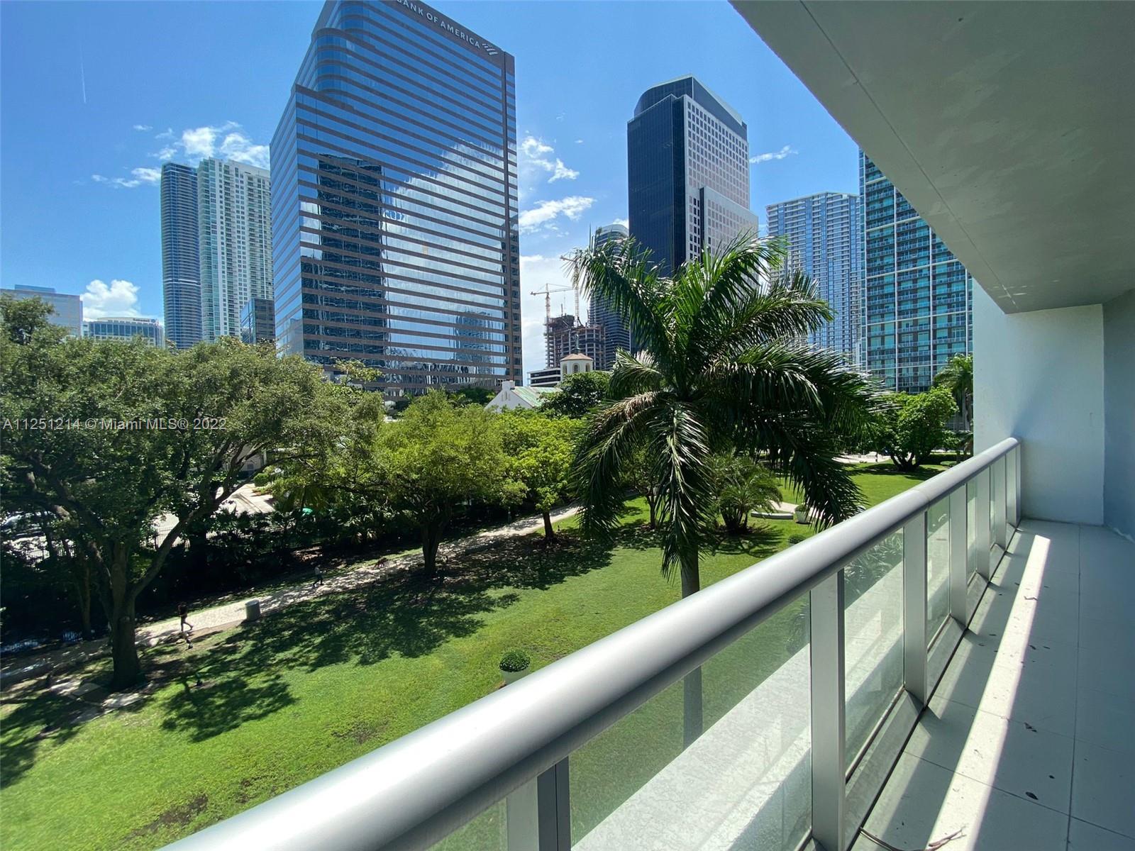 Live in this beautiful spacious 1035 sq/ft 1/1 unit at ICON BRICKELL. Gorgeous apartment with pleasant garden views. Porcelain floors throughout. Italian kitchen with a Wolf stove and a Subzero refrigerator. This unit is the biggest one bedroom in Icon II. The building offers 5 star amenities. Indulge in luxury spa services at the 28,000-square-foot Icon Brickell Spa, showcasing a water lounge, fitness center, steam room and sauna- spa and fitness center, movie theater, game room, café with poolside food and beverage service, poolside towel service, concierge and valet parking. Additionally, Icon Brickell has on-site, dining options such as Cipriani and Cantina la Veinte.