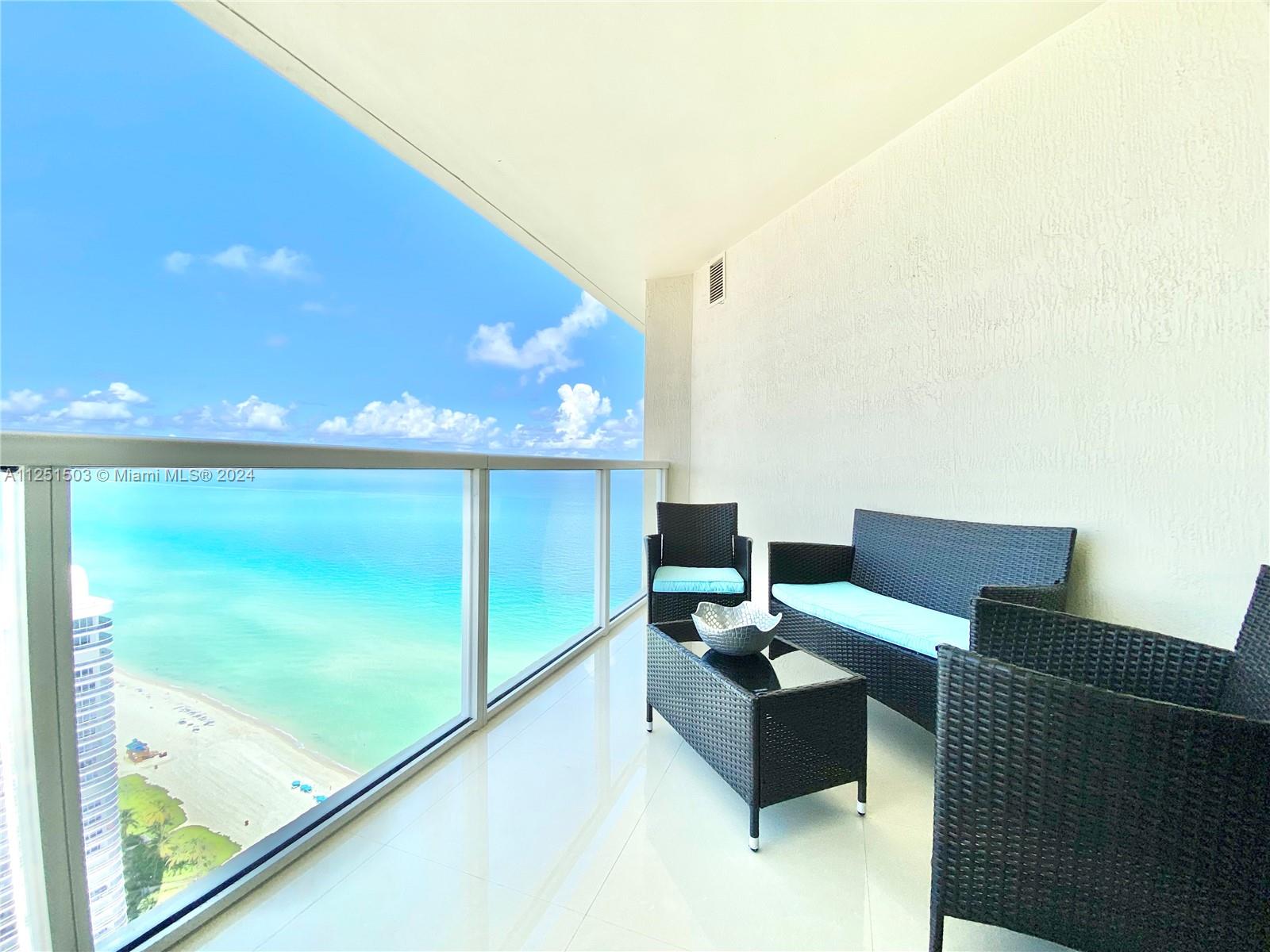 BEAUTIFUL APARTMENT WITH BREATHTAKING OCEAN VIEWS! TWO BALCONIES! FULLY FURNISHED 1 BEDROOM , 2 FULL BATHS. GORGEOUS AMENITIES: BEACH SERVICE, HEATED POOL, GYM, YOGA ROOM, PARTY ROOM, KIDS ROOM, VALET PARKING, 24 HR SECURITY AND CONCIERGE. LUXURY LA PERLA CONDO LOCATED IN THE HEART OF SUNNY ISLES BEACH! WALKING DISTANCE TO THE SHOPPING PLAZAS, CAFE, RESTAURANTS, PHARMACY, PARKS AND PLAYGROUNDS. CLOSE TO AVENTURA MALL AND BAL HARBOUR MALL! STR-02336. Available from July 2 , 2024.
