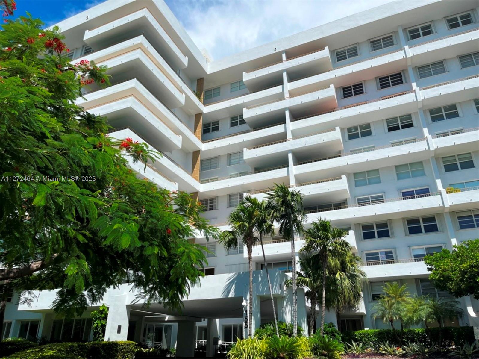 Beautiful apartment located in beachfront complex.  Tiled floors. Amenities include pool, gym, party room and comes with assigned covered parking space.  Storage space on same floor.  Complex gated and secure lobby.  Walking distance to shops, restaurant, churches and parks.