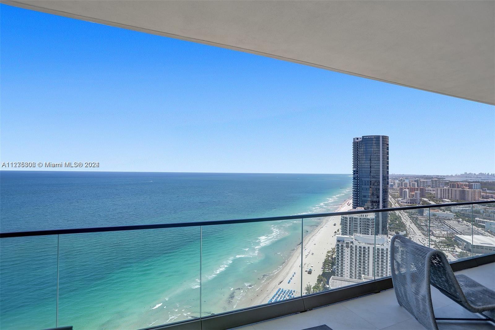 Welcome to Paradise, Best Turnkey design finishes in the one and only “Armani Tower, Stunning flowthru unit  with breathtaking Ocean, City & Intracoastal Views. Unit features a private elevator that takes you to your 4 BDRM 5.5 BTH + staff quarters, With 3176 sq ft.  2 oversized terraces of 1000 sq ft, total 4176 of space with a Summer Kitchen on the ocean side. Italian designed kitchen with sleek edges, imported stone countertops ,24x 48 Marble throughout custom closets & electric window treatments, Master Bathroom features stone throughout & spa shower. Armani Residences, is  flawless in design, by Giorgio Armani, top notch amenities include  theatre, game room, gym, Full at the spa, salon, restaurant, lounge. Full concierge and beach service.