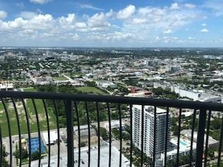 Beautiful views from this lower penthouse 2 bedrooms. Master with bathroom in suite and walk in closets. Lot of natural light, open kitchen, washer and dryer, 1 parking assigned. Great amenities: exercise room, deck with pool,  jacuzzi, bbq, and social room.  Well located building in Edgewater, next to Metrorail, close to Downtown, Brickel, Wynwood, Midtown & Miami District Design, and just 10 min drive from Miami Beach.  Unit is rented unitl November 30th, 2024.