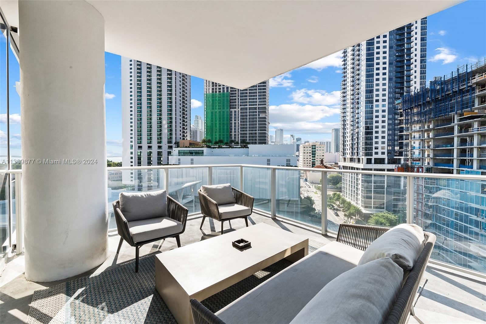 This beautifully furnished 3 beds + den & 4 baths,  2,305 SF is a must see!! Stacking up against the competition, the recently completed PARAMOUNT Miami Worldcenter, every residence at PARAMOUNT features unparalleled views and every imaginable luxury within also known as the most amenitized building in the country, with access to 46 different amenities such as 5 pools, spa, outdoor lounge, summer kitchen, game room, state of the art fitness center, boxing studio, basketball court, racquetball, yoga, observatory, jam room and recording studio and much more! Located within Miami Worldcenter, the second largest master planned community in the U.S. Just steps from the Brightline Train Station, Port of MIA, AA Arena and minutes to MIA Airport, Wynwood, Miami Beach.