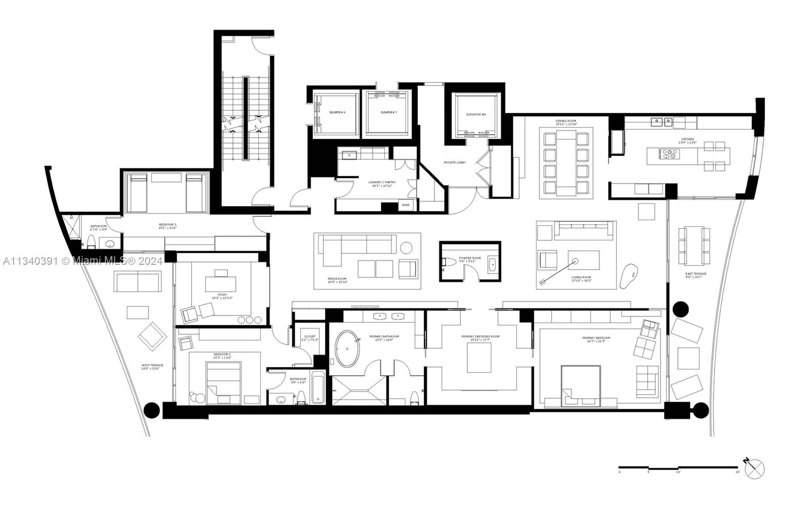 5959 Collins Ave 1106, Miami Beach, Florida 33140, 4 Bedrooms Bedrooms, ,3 BathroomsBathrooms,Residential,For Sale,5959 Collins Ave 1106,A11340391