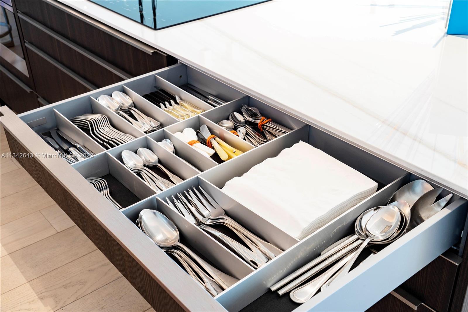 Custom Siematic kitchen, organized to perfection!