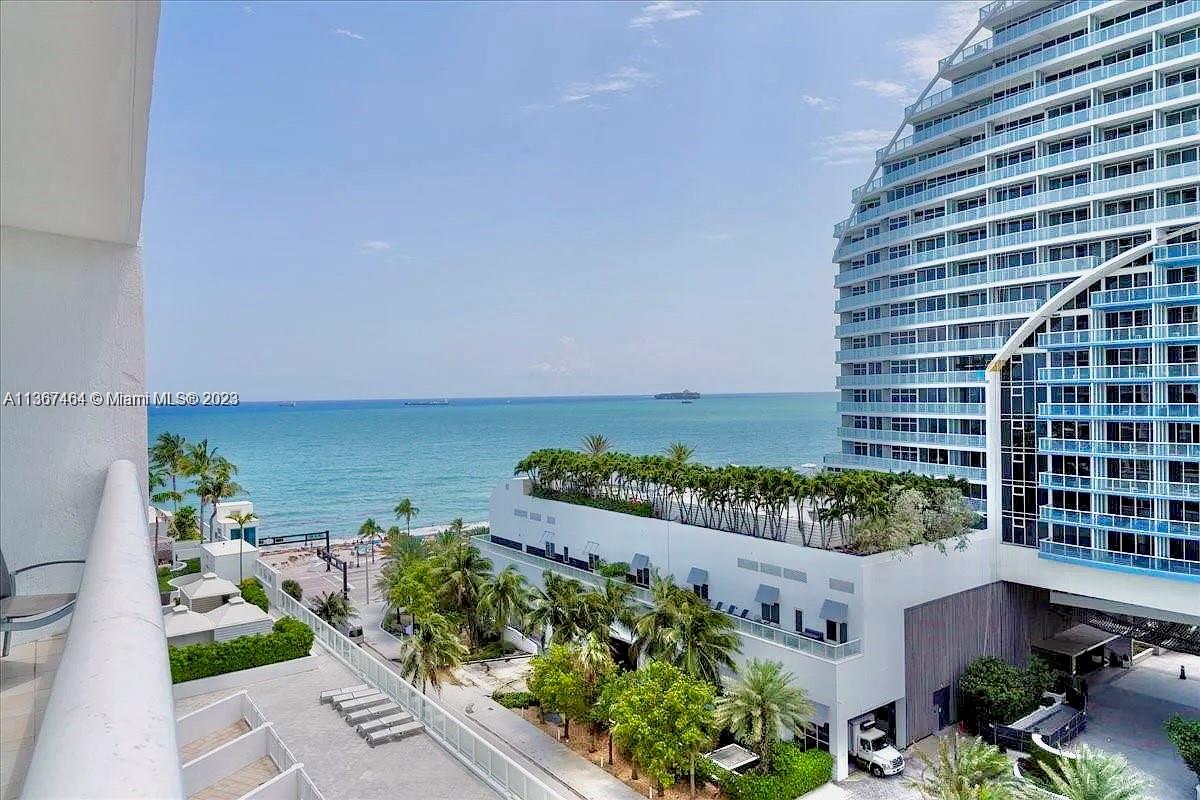 Beautiful Oceanfront residence in the heart of Fort Lauderdale boasts a wraparound huge balcony with ocean, intracoastal and city views. As you step inside you are greeted by a private entrance, granting access to both bedrooms. The first bedroom is a complete bedroom with its' private spa like bathroom (1001A). As you proceed to the main unit (1001) an atmosphere of elegance is illuminated by impeccable lighting throughout with a fully equipped kitchen featuring stainless steel appliances offering a culinary haven, modern coastal like furniture plus a pull out couch in living area. Washer and Dryer inside the apartment.  The master bedroom offers a private balcony that serves as a personal oasis. An optional rental program managed by Hilton is available.