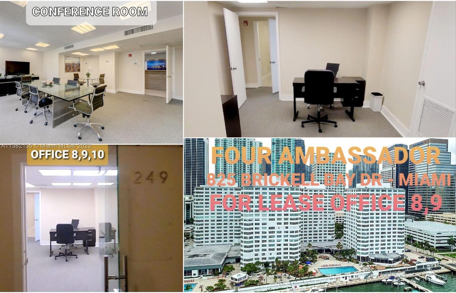 825  Brickell Bay Dr #246-8, 9 & 10 For Sale A11382135, FL