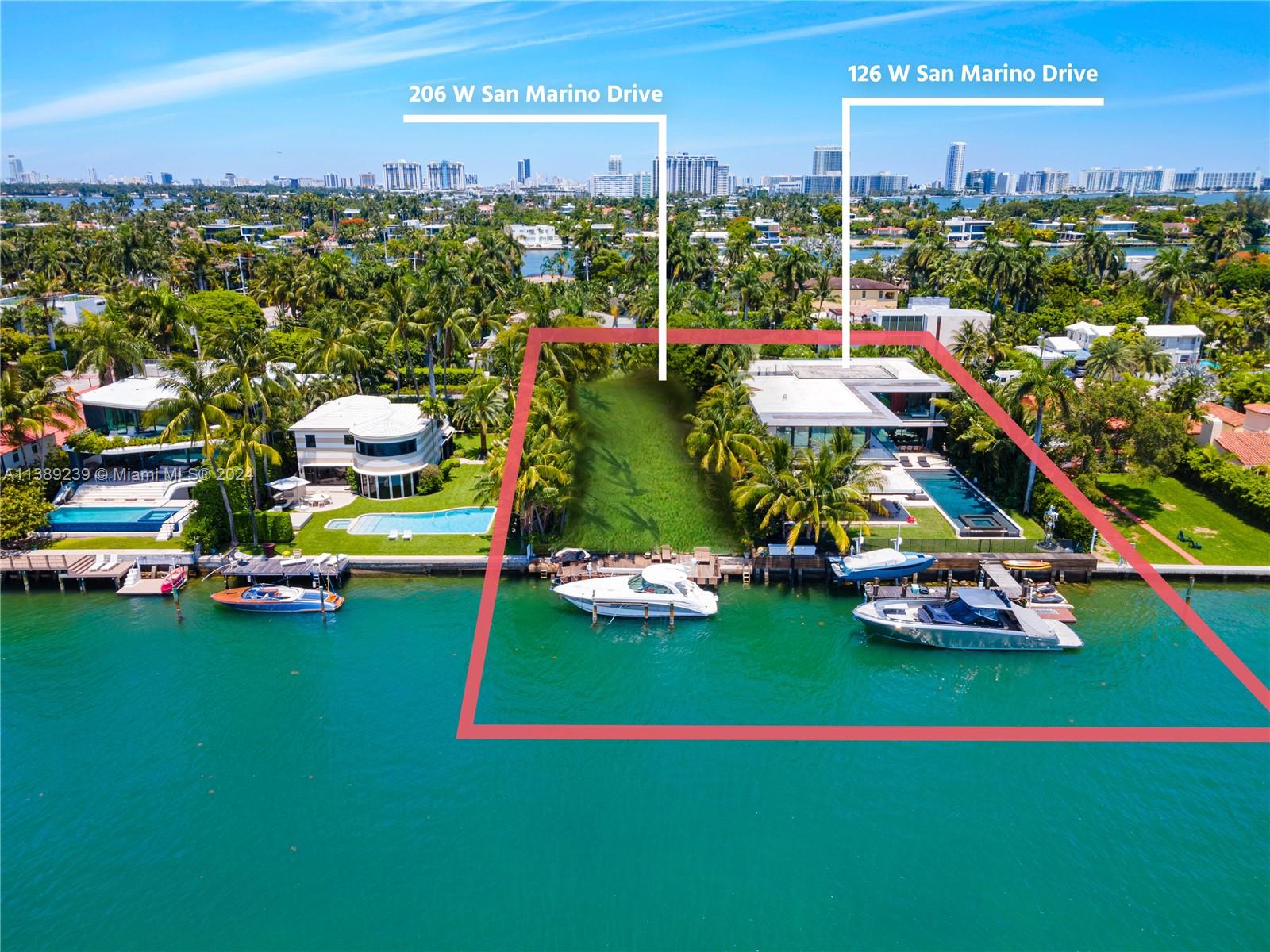 126 + 206 W San Marino Dr, Miami Beach, FL 33139, 10 Bedrooms Bedrooms, ,9 BathroomsBathrooms,Residential,For Sale,San Marino Dr,A11389239