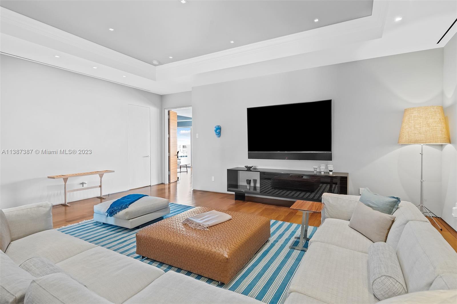 Spacious Living Room at entry to Primary Bedroom