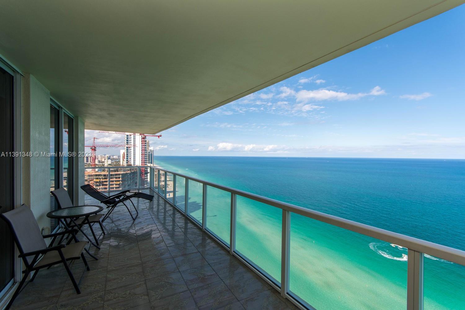 Reduced! Live in the heart of Sunny Isles in the FL Riviera in most desirable line in the building. Stunning direct ocean and intracoastal view from wraparound extended balcony. Beautiful 2/2.5 bath, fully remodeled designer unit, new bathrooms, ceramic tile, automated blackouts. Full beach service, pool, gym, Jacuzzi , kids playroom. Fishing pier with restaurant, walk to all shopping, restaurants, grocery, kids playground, minutes to Aventura Mall, Bal Harbour Shops, FLL airport. Rental allowed 12 times a year, pets friendly. Easy to show. Investors Welcome.
