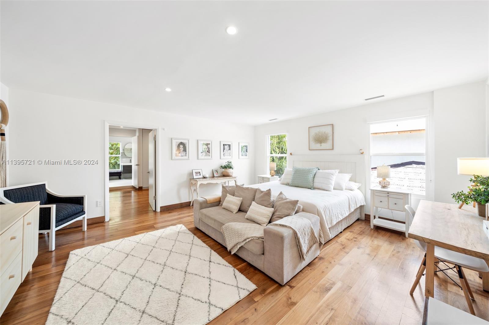 Spacious master bedroom