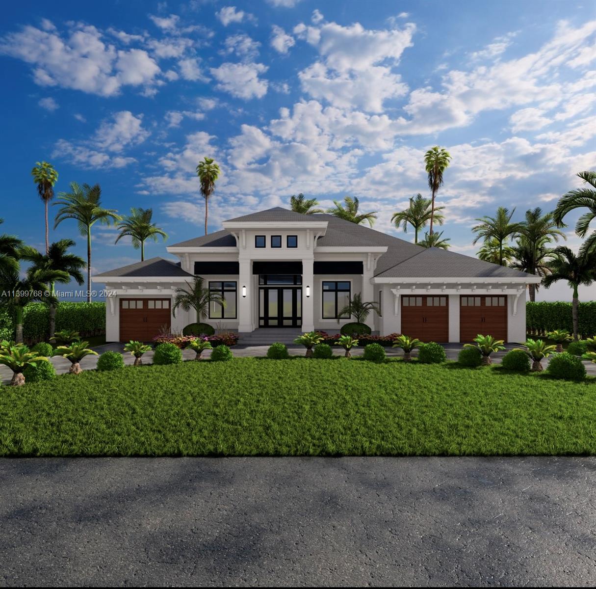 Rendering front elevation