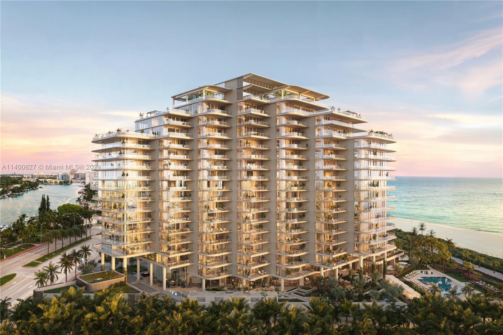 Rising from the most peaceful and expansive stretch of sand on Miami Beach’s coastline, The Perigon is an unprecedented collaboration between three global design icons. The rare seclusion, matchless amenities, and impeccable service of this unique private enclave promises residents an exclusive Miami Beach lifestyle.This 3 bedroom residence with over 3350SF of living space and 903SF of terraces makes this one of the best options on the market. Buyer chooses - Kitchen cabinets, flooring options, closets installed - Developer inventory is subject to change based on activity of sales. Gas cooking, Wolf & SubZero appliance, stone countertops Parking is self park or valet park (owners choice) - Contact the Sales Gallery to learn more about the finest new building in Miami Beach.