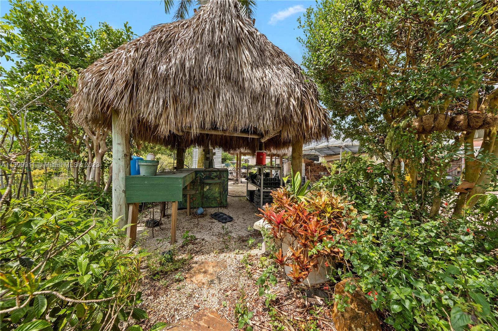 covered work areas for those hot summer days