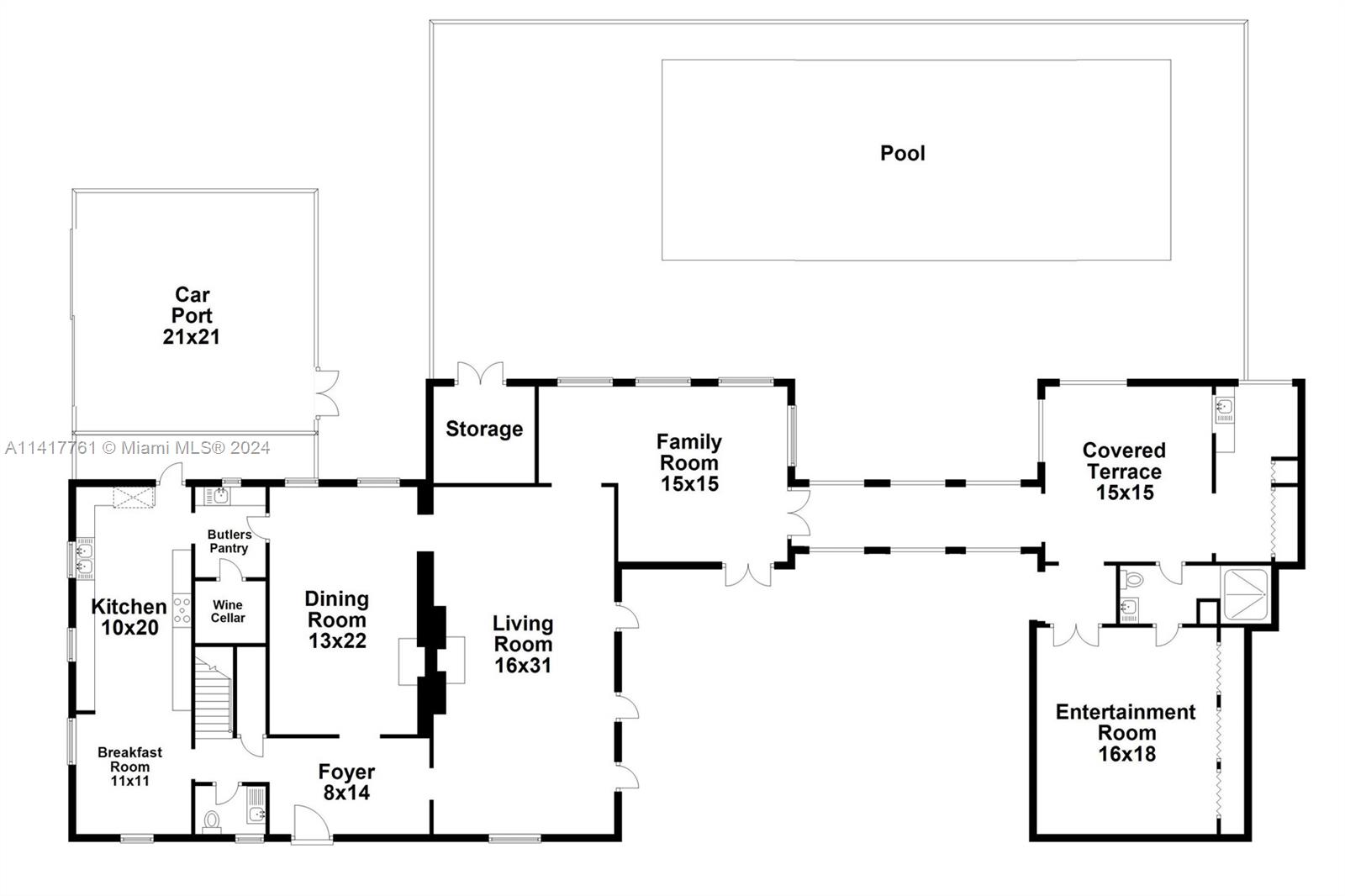 1026 Hardee Rd, Coral Gables, FL, 33146 United States, 5 Bedrooms Bedrooms, ,4 BathroomsBathrooms,Residential,For Sale,Hardee Rd,A11417761