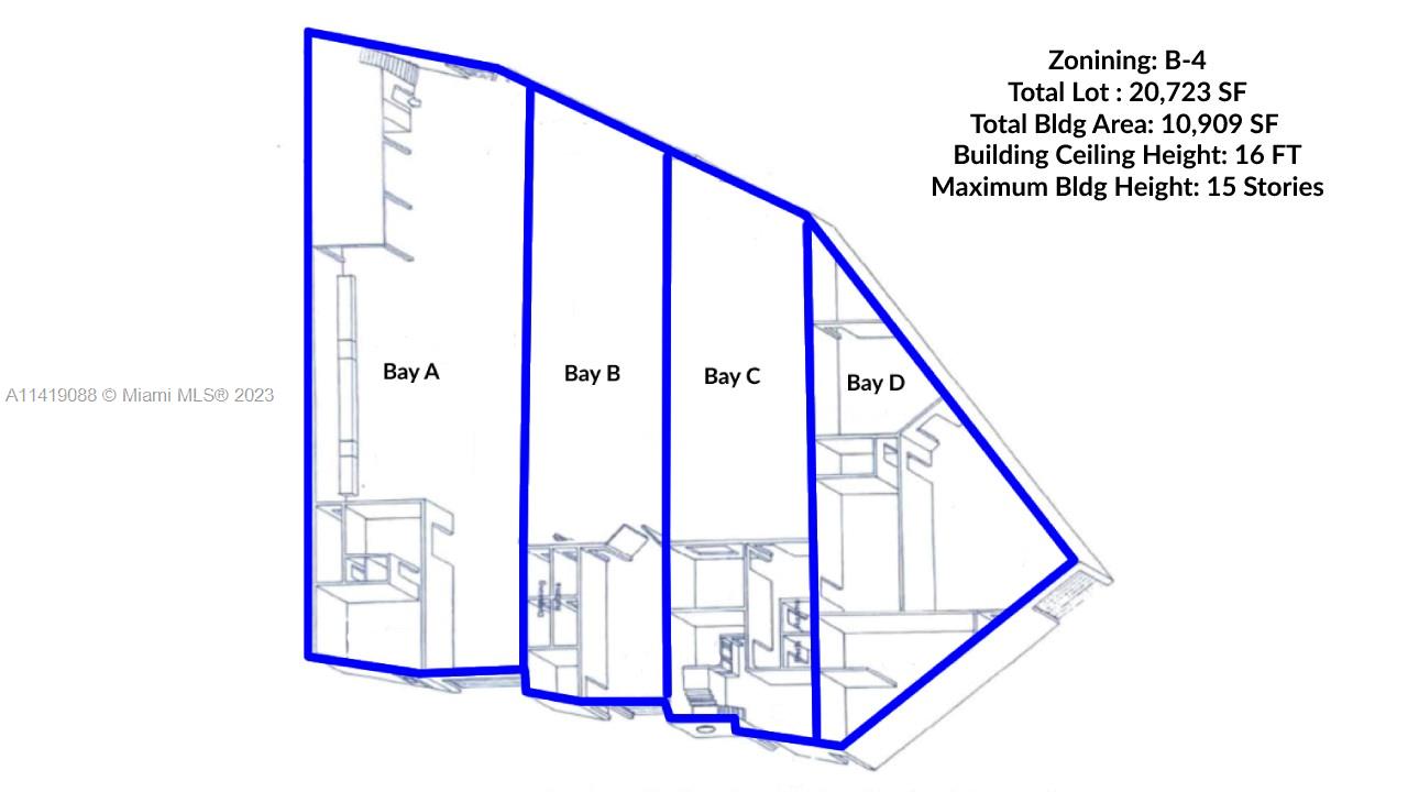Original Building Blueprint. The statement on this picture has been collected from the NMB Property Zoning Dept.
