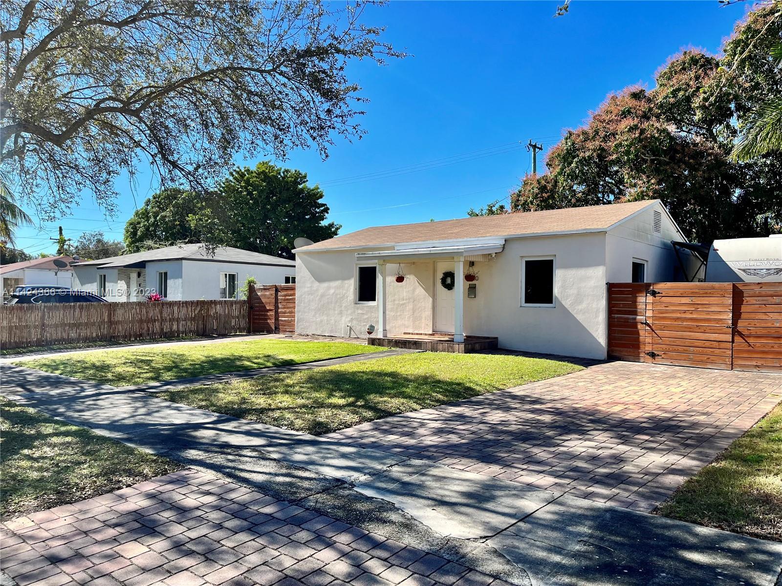 Charming 3-bed, 2-bath single-family home in the heart of the South Miami. This 1-story property perfectly blends style & convenience. The interior greets you with a spacious living room that exudes warmth and comfort featuring plenty of natural light streaming in from large windows (all w/ impact glass). The remodeled kitchen features stainless steel appliances, granite countertop, decorative backsplash, & wooden cabinets. Minutes away from UM, Sunset Place, & Merrick Park. Move-in ready for first-time home buyers with income opportunities or an investor looking for an income-producing property. Essentials like the Baptist Health South Miami Hospital, Whole Foods Market & and many restaurants are within proximity. Leased till 07/2024 and currently generates an income of $5750 monthly.