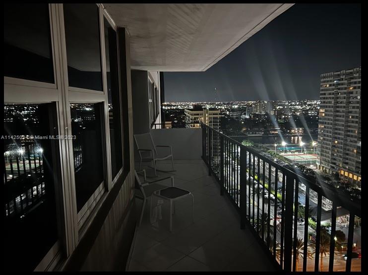 DEEP SPARKLING NIGHTIME TERRACE VIEWS
