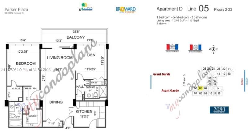 TYPICAL ORIGNAL CONVERTIBLE SPLIT PLAN LAYOUT