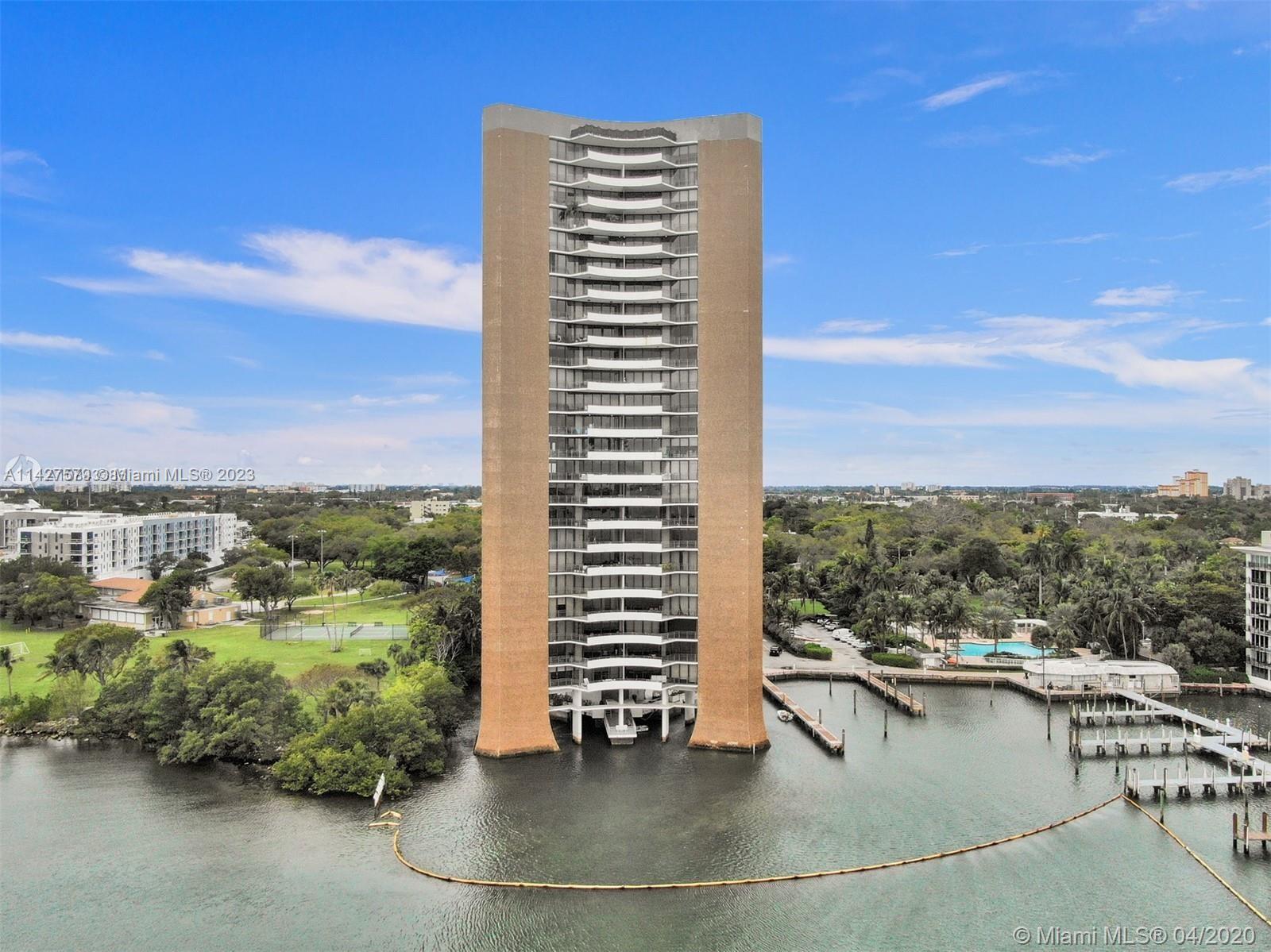 Beautiful 2,957 sq' 3 bedroom, 3.5 bathroom condo in the majestic Palm Bay Towers. Move in condition, nicely renovated, Flow-through balconies with direct bay and city of Miami views.  Amenities include a heated swimming pool, tennis court, fitness center, valet parking, gated community, front desk service and a marina (currently collapsed). 2 Parking spaces are assigned. Minutes from, The Design district, Wynwood, S Beach and Downtown. See Docs for rental restrictions