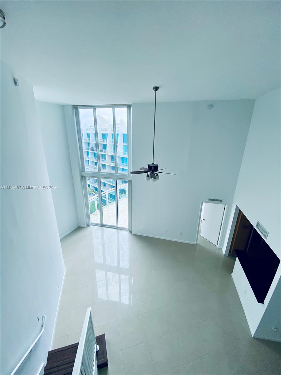 View from Open Loft Style Master Bedroom