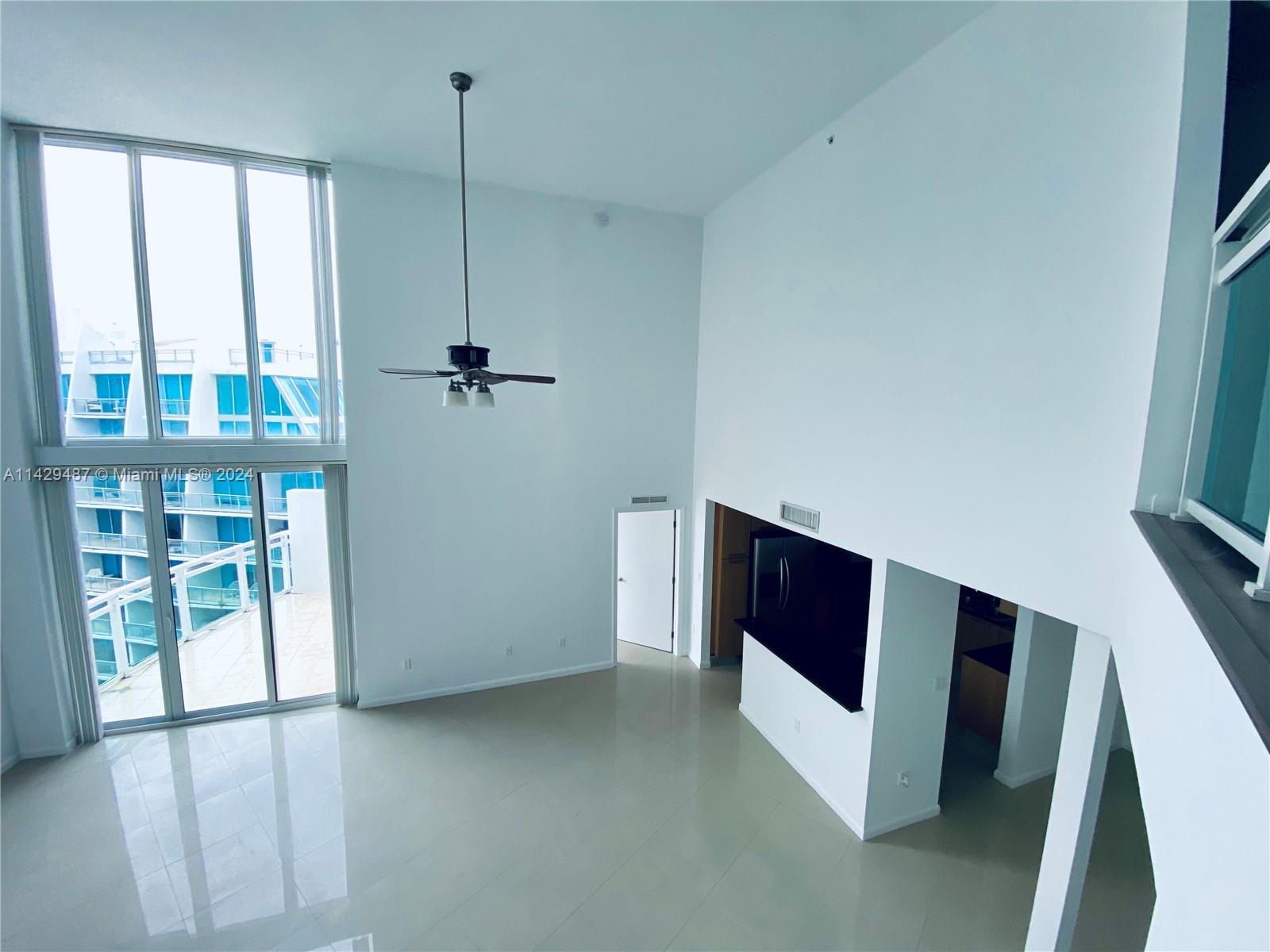 View from Open Loft Style Master Bedroom