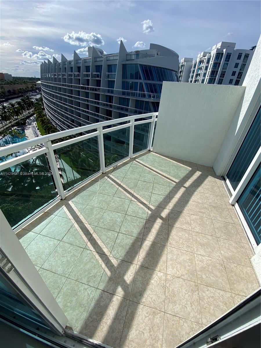 Very wide balcony