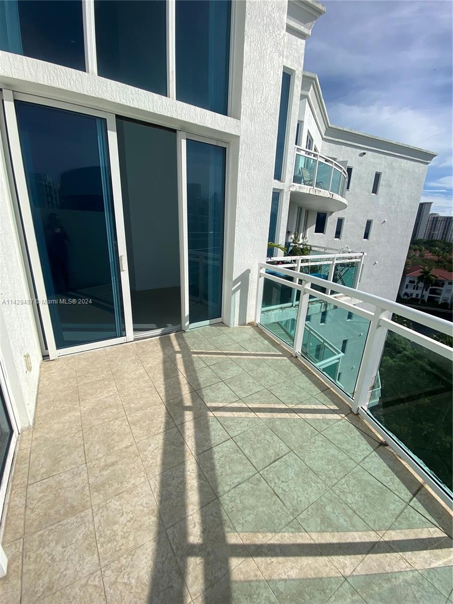 Very wide balcony