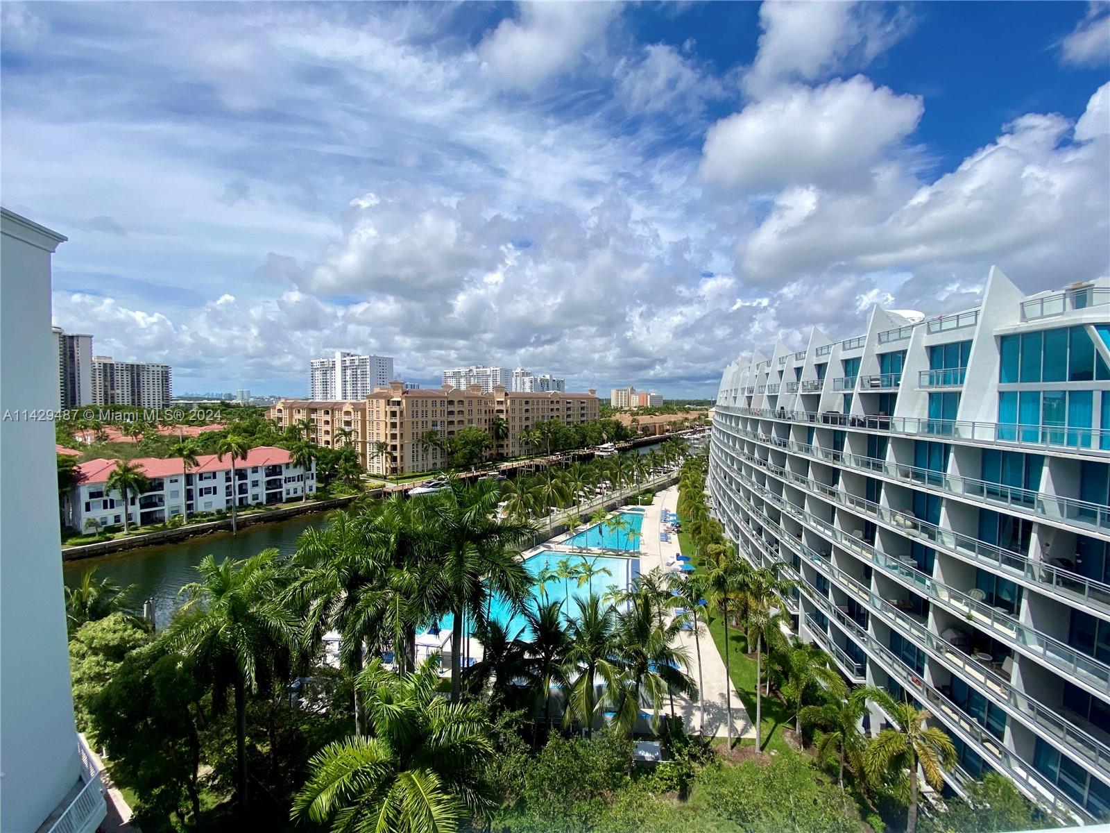 Tropical view from balcony