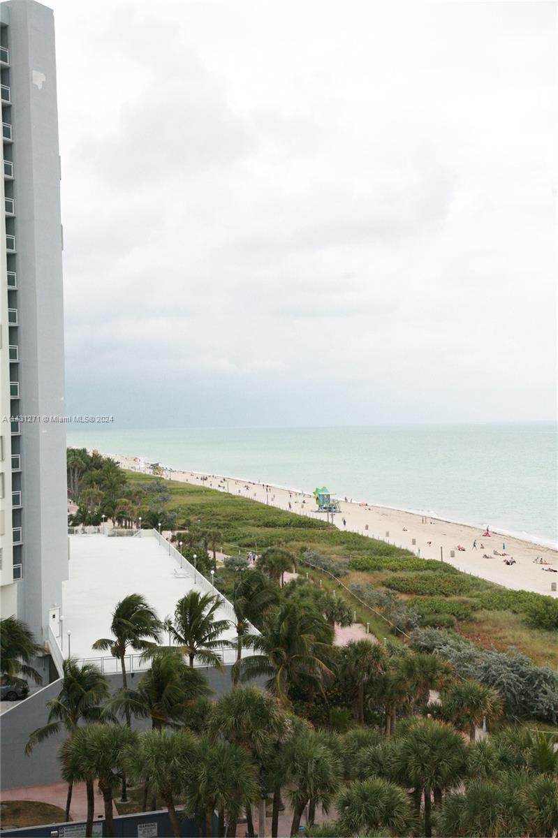 View of ocean looking north