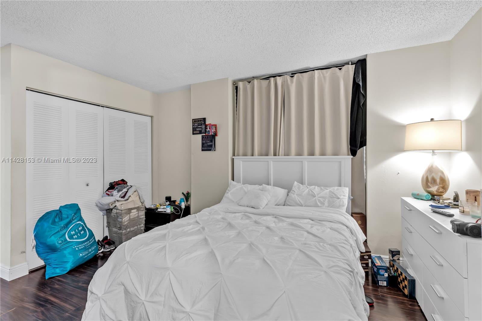 spacious closet in master
