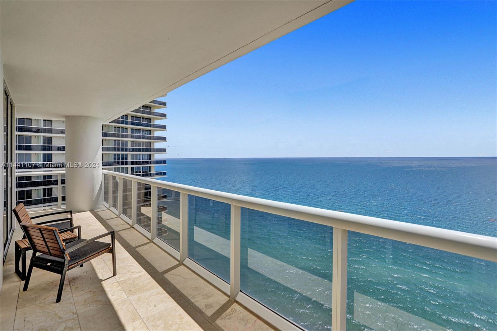 From the moment you walk in you will experience incredible breathtaking views of the ocean! This spacious residence features 3 bedrooms, 3.5 bathrooms with 2,078 interior SF and direct oceanfront views from every room, through the floor-to-ceiling glass sliding doors. Enjoy the magnificent 586 Sq.Ft. wrap-around balcony all year long. Other features include marble floors throughout, an open concept European-style kitchen with granite countertops, Kitchen Aid appliances and lots of storage cabinets. Live at the highly desirable Beach Club Tower 1. This oceanfront condominium features 5-Star resort style amenities, full-time concierge, and security, 24-hour valet, 5 warmed pools, and a 50,000 SF fitness center and spa.