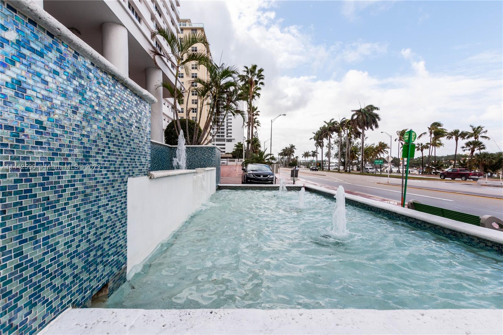 Collins Avenue Entrace