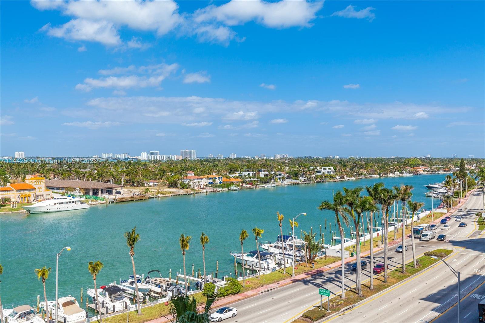 Collins Avenue and Intercoastal view across building
