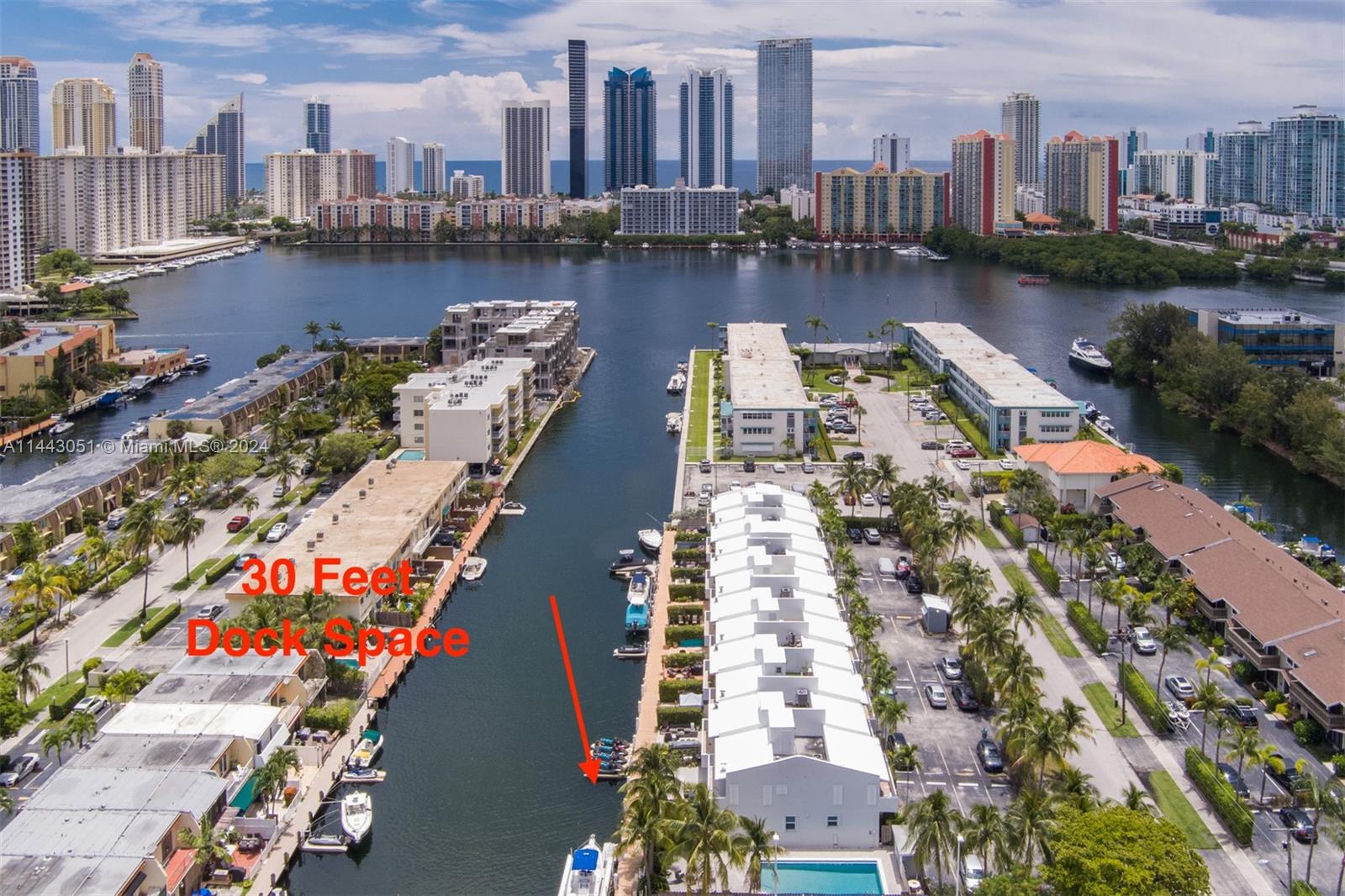 3807 NE 166th St - 30 FT Dock #2 For Sale A11443051, FL