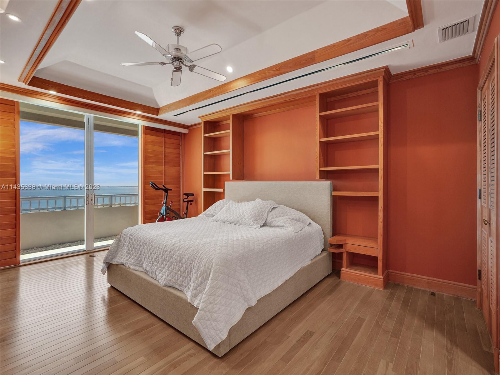 Master Bedroom,
Unobstructed Water Views