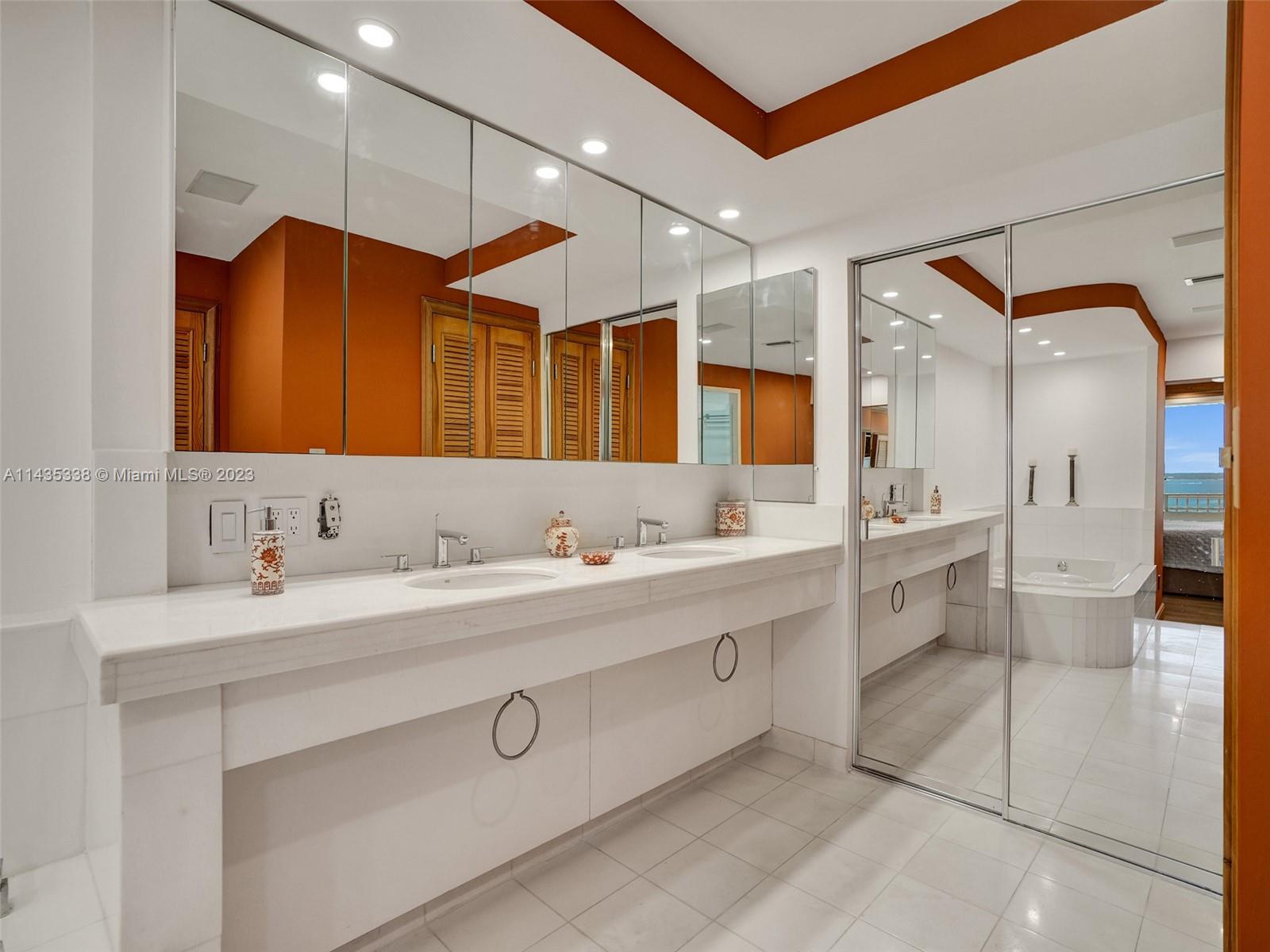 Main Bathroom Dual Sinks