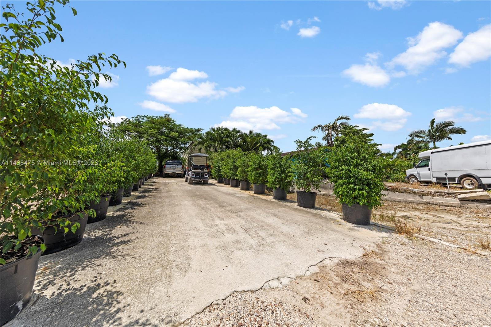 ENTRANCE TO LD.. Shop  DRIVEWAY allows auto/equipment access into workshop