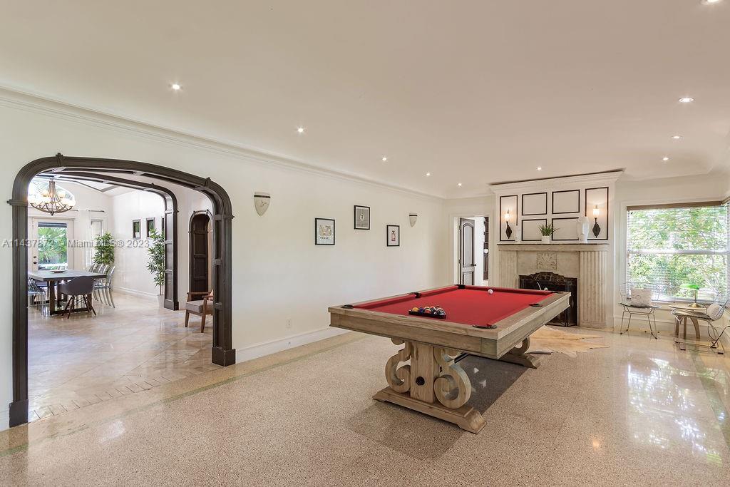 ENTRY FOYER WITH FIREPLACE