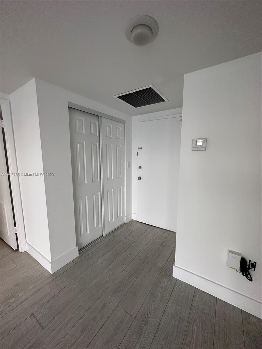 Extra storage closet on apartment entrance