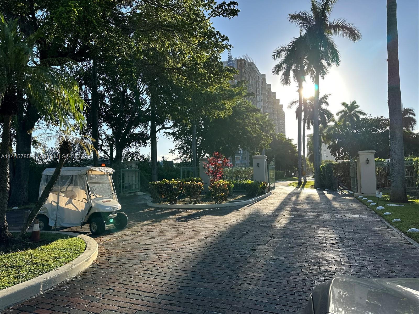 Gated community entrance