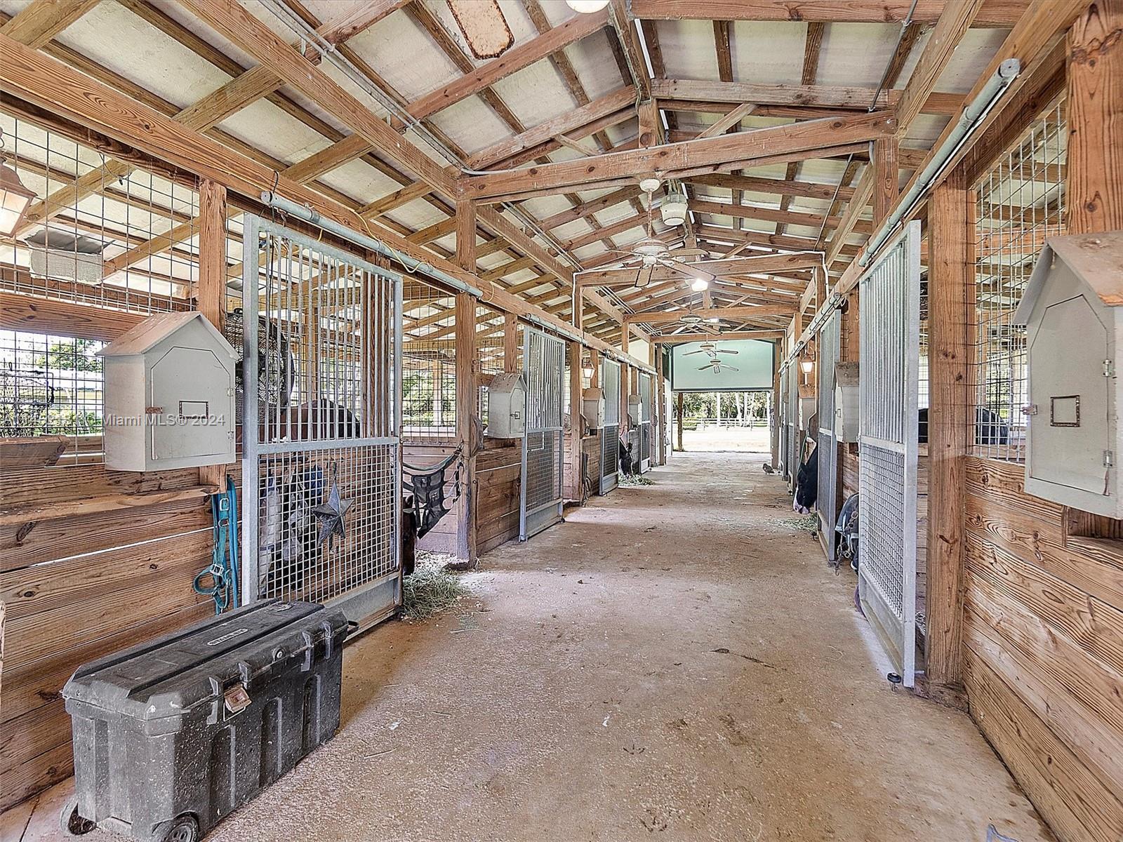 Barn is Airy w/high ceilings