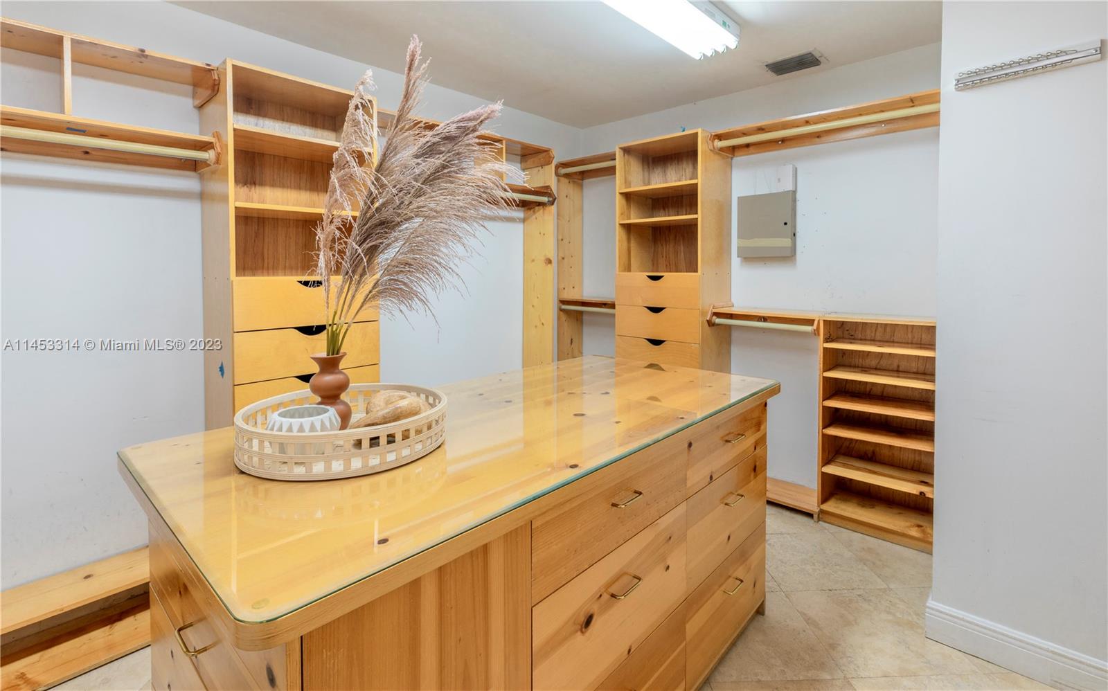 Master bedroom closet