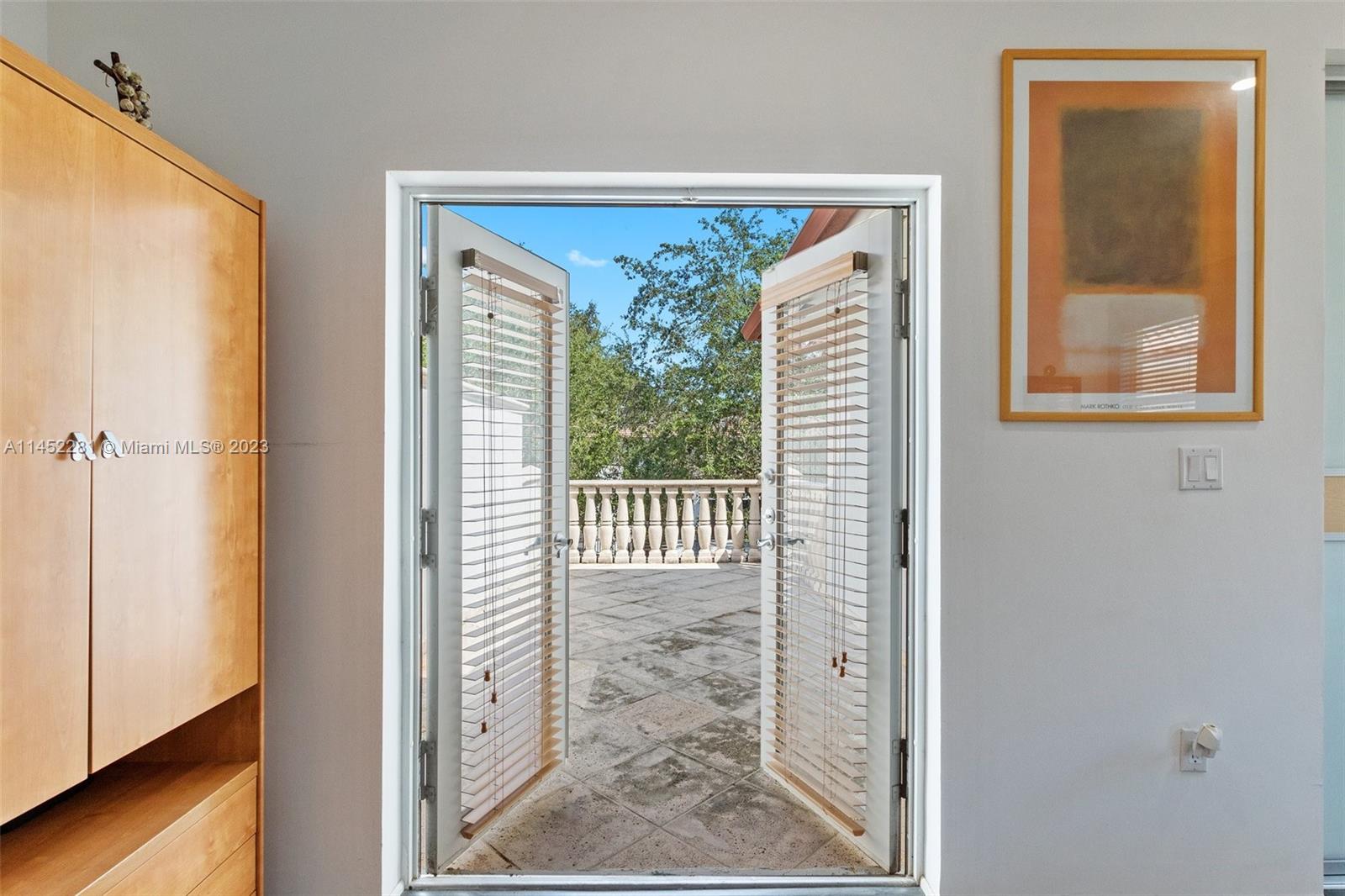 Master Bedroom balcony