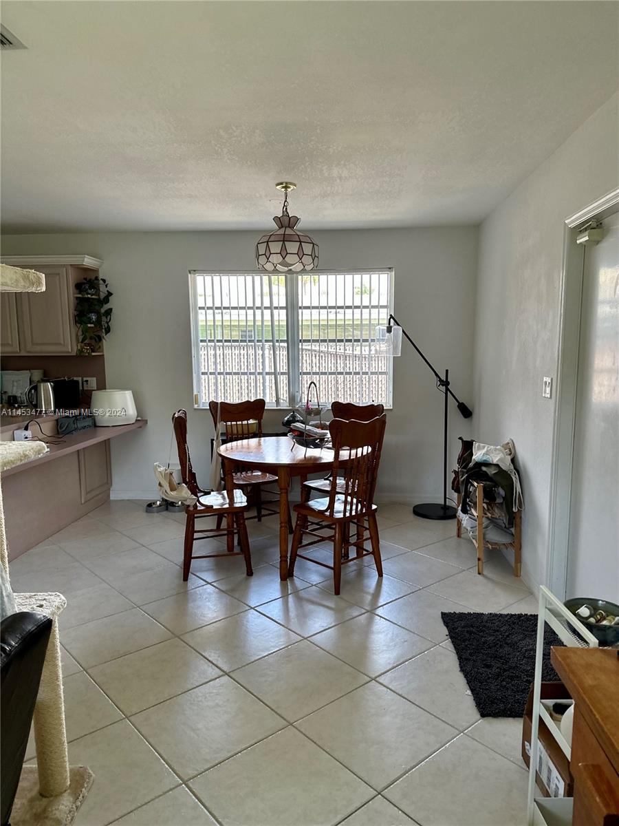 Dining living area