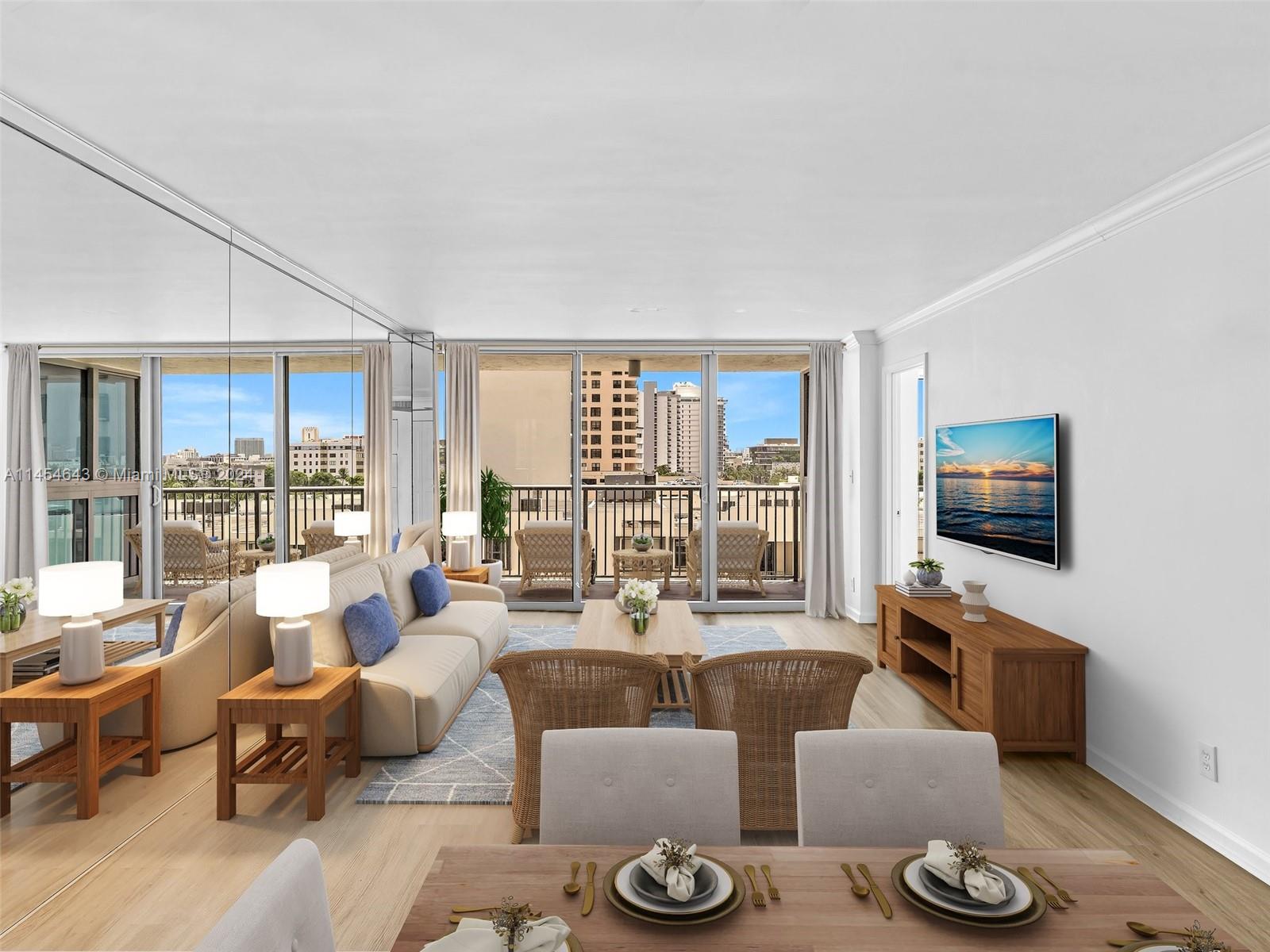 2nd Bedroom view of balcony and ocean