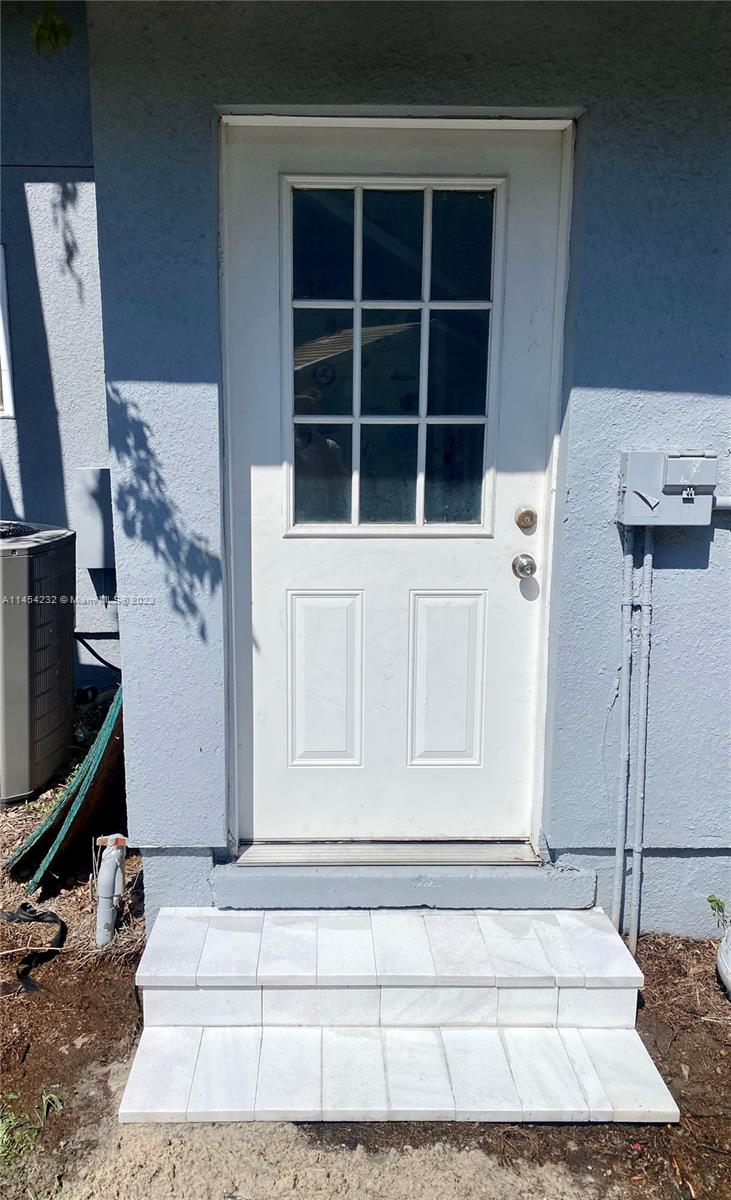 Side Door through Garage