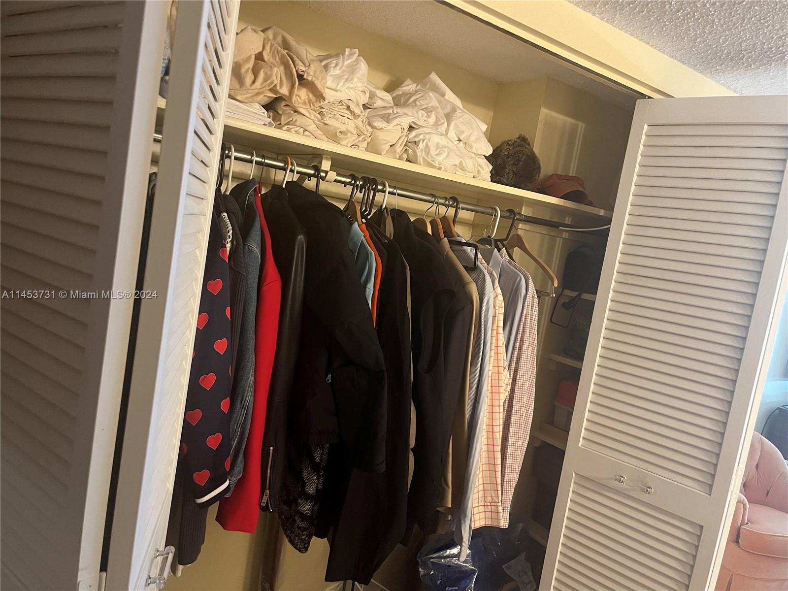 Closet of 2nd bedroom.