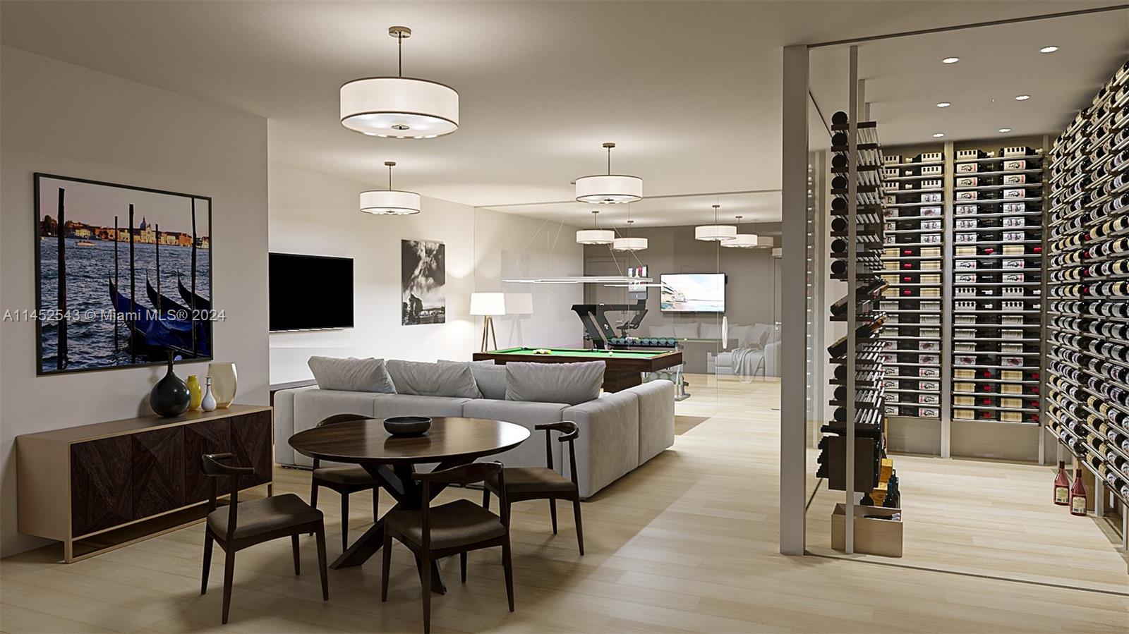 This property has a basement to be designed by the new owner.  This is a representation only.