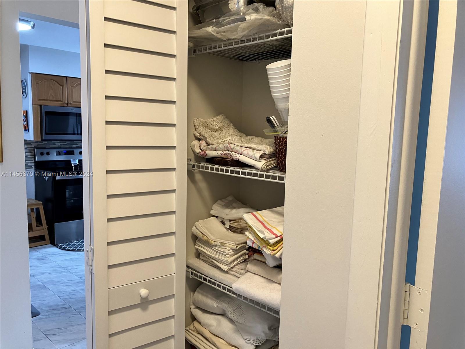 Second Bedroom Linen
Closet