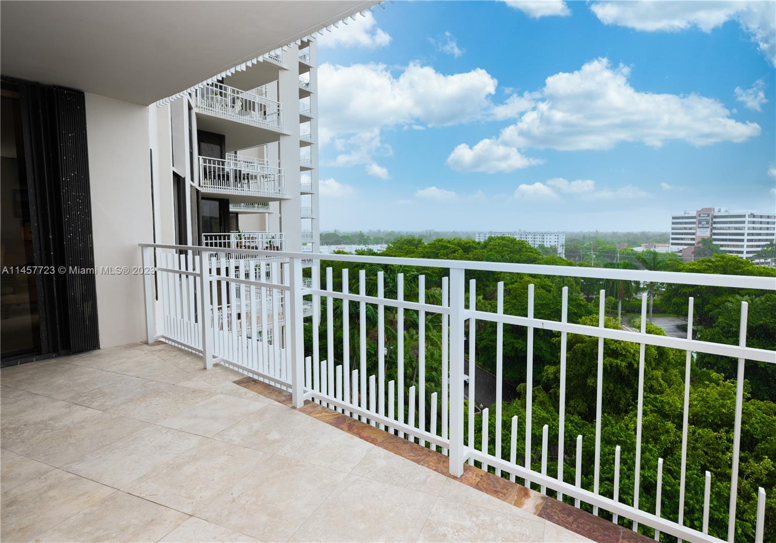 Wrap around Balcony with view West, East & North.